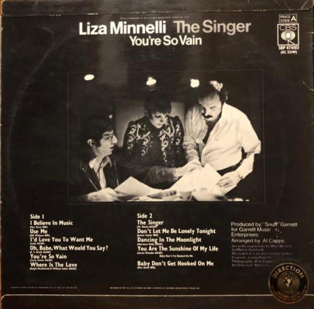 Liza Minnelli - The Singer (Disc Vinil) [1]