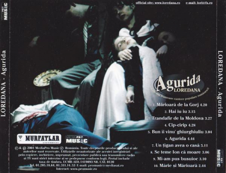 Loredana Groza - Agurida - Cele Mai Frumoase Cântece Populare Românești, (CD) [1]