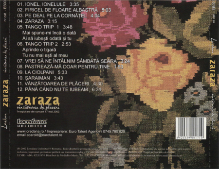 Loredana Groza - Zaraza - Vânzătoarea De Plăceri, (CD) [1]