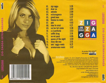 Loredana Groza - Zig-Zagga Extravaganza , (CD) [1]
