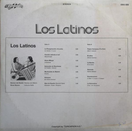 Los Latinos - Los Latinos (Disc Vinil) [1]