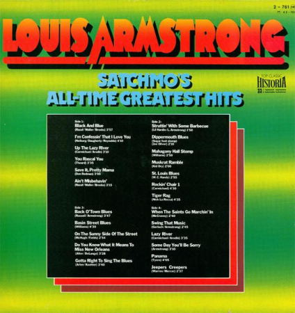 Louis Armstrong - Satchmo's All-Time Greatest Hits [1]