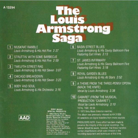 Louis Armstrong - The Louis Armstrong Saga [1]