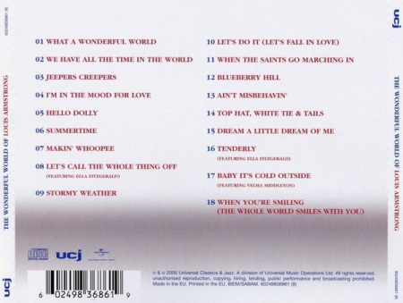 Louis Armstrong - The Wonderful World Of Louis Armstrong (CD) [1]