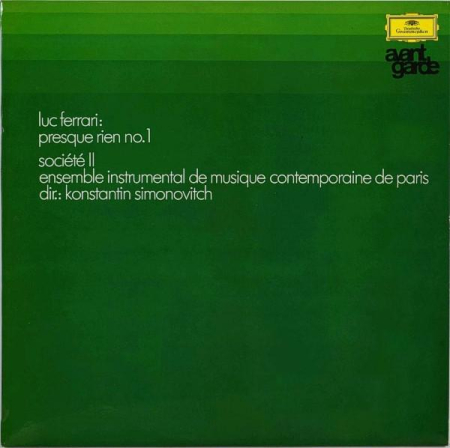 Discuri vinil - Luc Ferrari - Presque Rien No.1 / Société II (Disc Vinil)