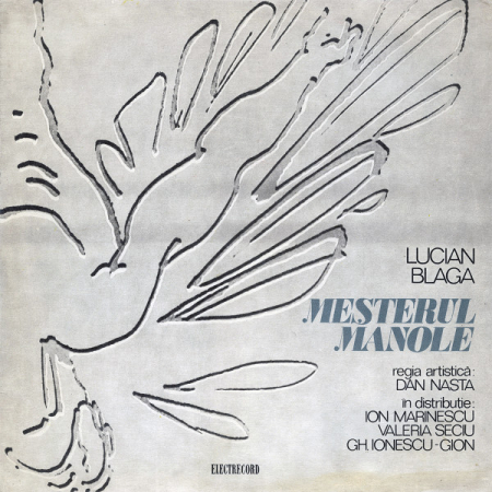 Discuri vinil - Lucian Blaga - Meșterul Manole, (Disc Vinil)