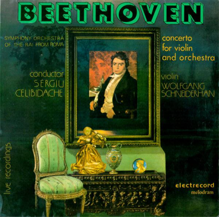 Discuri vinil - Ludwig van Beethoven - Concerto For Violin And Orchestra = Concert Pentru Vioara Și Orchestra In Re Major Op. 61