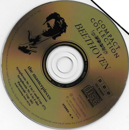 Ludwig van Beethoven - I Capolavori: Sinfonia N. 5 In Do Minore (Op. 67), Sinfonia N. 6 In Fa Maggiore 'Pastorale' (Op. 68), (CD) [1]