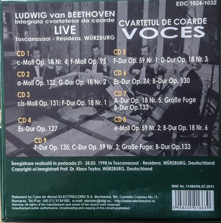 Ludwig van Beethoven - Integrala Cvartetelor De Coarde, (CD) [1]