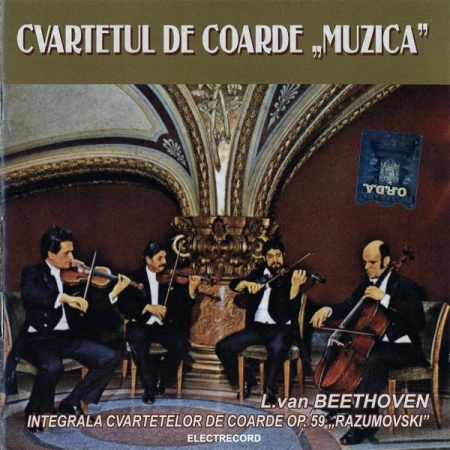 Muzica Clasica - Ludwig van Beethoven - Integrala Cvartetelor De Coarde Op. 59 „Razumovski”, (CD)