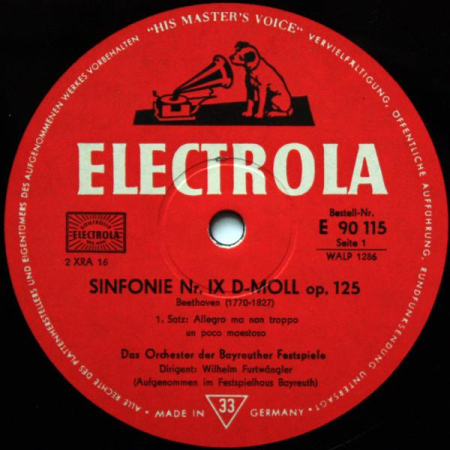Ludwig van Beethoven - IX. Sinfonie D-Moll Op. 125 (Disc Vinil) [1]