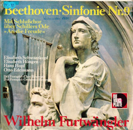 Muzică Clasică - Ludwig van Beethoven - Sinfonie Nr. 9 Mit Schlusschor Uber Schillers Ode "An Die Freude" (Disc Vinil)