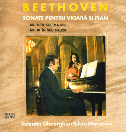 Ludwig van Beethoven - Sonate Pentru Vioară Și Pian : Nr. 8 În Sol Major / Nr. 10 În Sol Major, (Disc Vinil) [0]