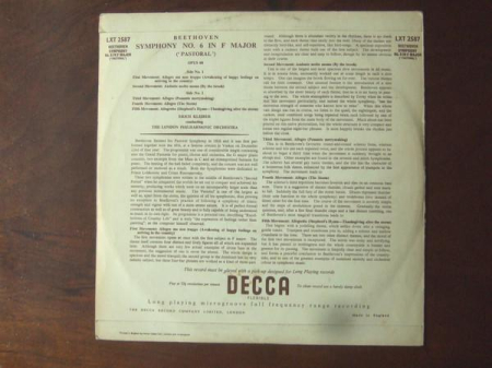 Ludwig van Beethoven - Symphony No. 6 In F Major ('The Pastoral') (Disc Vinil) [1]