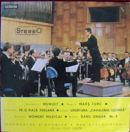 Muzică Clasică - Luigi Boccherini - Menuet / Marș Turc / Pe O Piață Persană / Uvertura "Cavaleria Ușoară" / Moment Muzical / Dans Ungar Nr. 5, (Disc Vinil)