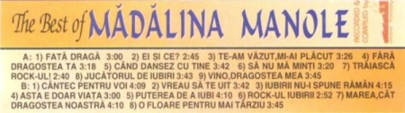 Mădălina Manole - The Best Of Mădălina Manole, (Casetă Audio) [1]