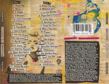 Madonna - Celebration (CD) [1]