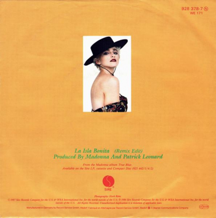 Madonna - La Isla Bonita, (Disc Vinil) [1]