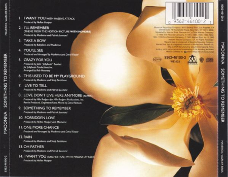 Madonna - Something To Remember (CD) [1]