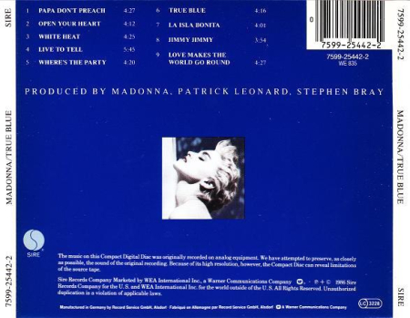 Madonna - True Blue [1]