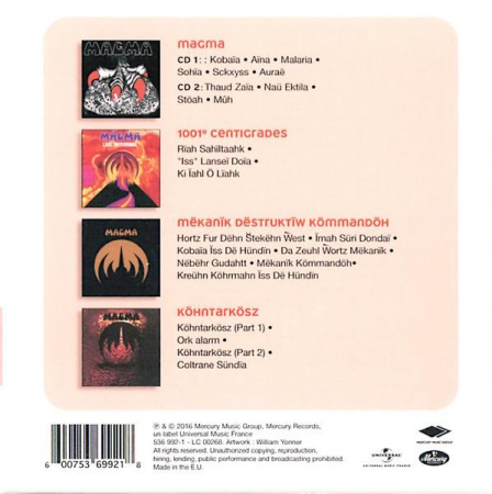 Magma - 4 Albums Originaux, (CD) [1]
