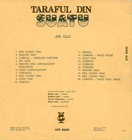 Magyarszovát band - Taraful Din Suatu (Disc Vinil) [1]
