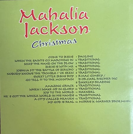 Mahalia Jackson - Christmas (CD) [1]