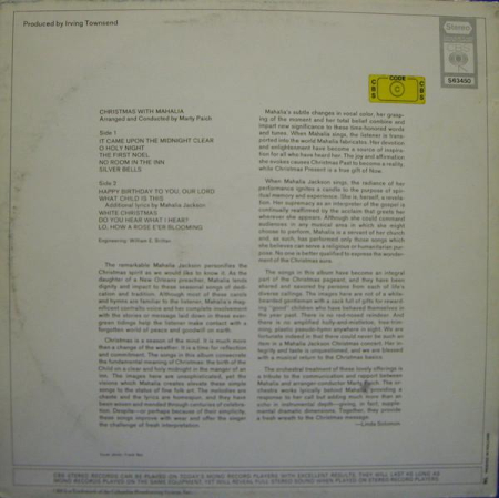 Mahalia Jackson - Christmas With Mahalia [1]