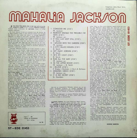 Mahalia Jackson - Mahalia Jackson (Disc Vinil) [1]