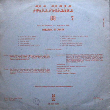 Mamaia 88 7 - Concursul De Creație [1]