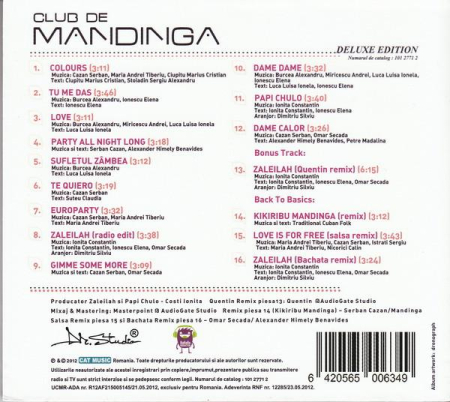 Mandinga - Club De Mandinga (CD) [1]