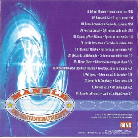 Manele De-nnnnebunesti, (CD) [1]