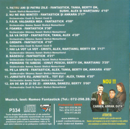 Manele Electorale (4 Ani Și 4 Zile) (CD) [1]