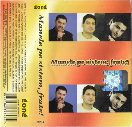 Manele Pe Sistem, Frate!, (Casetă Audio) [0]