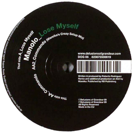 Manolo (18) – Lose Myself (VINIL) [1]