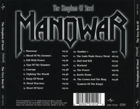 Manowar - The Kingdom Of Steel (The Very Best Of) (CD) [1]