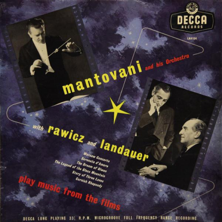 Discuri vinil - Mantovani And His Orchestra - Play Music From The Films