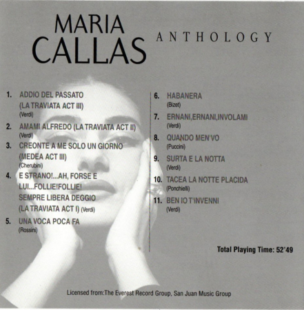 Maria Callas – Anthology (CD) [1]