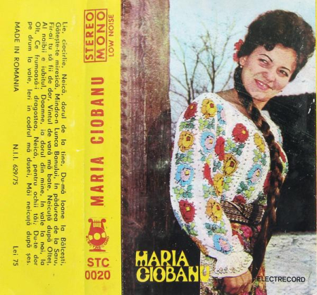 Casete audio - Maria Ciobanu - Lie, Ciocîrlie, (Casetă Audio)