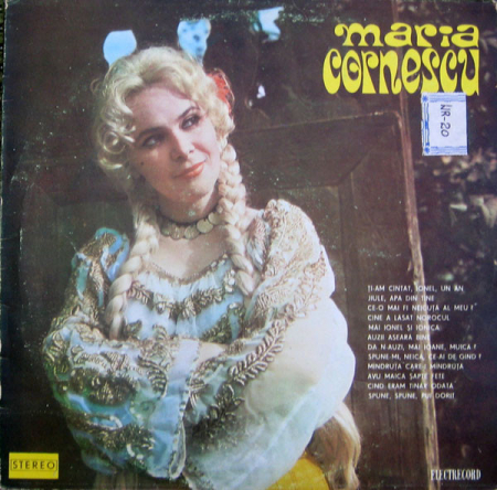 Muzică Populară/Lăutarească - Maria Cornescu – Maria Cornescu, (Disc Vinil)