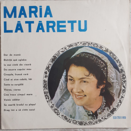 Muzică Populară/Lăutarească - Maria Lătărețu – Dor De Mamă, (Disc Vinil)