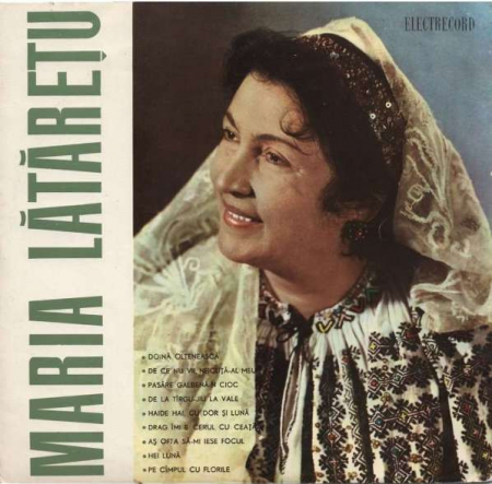 Muzică Populară/Lăutarească - Maria Lătărețu - Recital Maria Lătărețu, (Disc Vinil)
