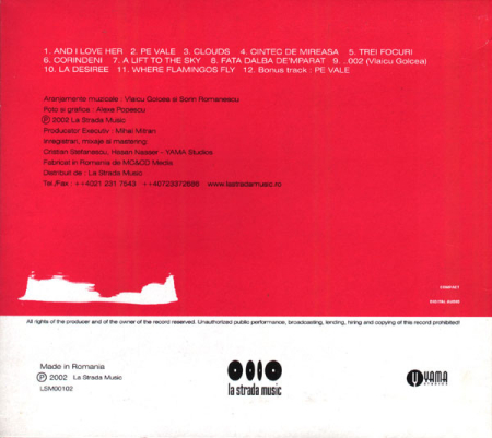 Maria Raducanu*, Vlaicu Golcea, Sorin Romanescu – Pe Vale (CD) [1]
