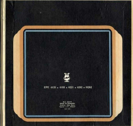 Maria Tănase - Cîntecele Mariei Tănase, (Disc Vinil) [1]