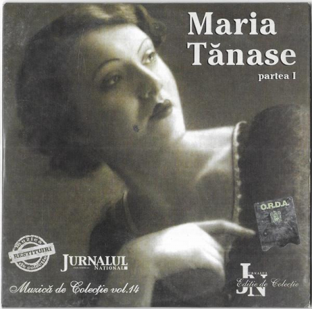 Muzică Populară/Lăutarească - Maria Tănase - Maria Tănase Partea I, (CD)
