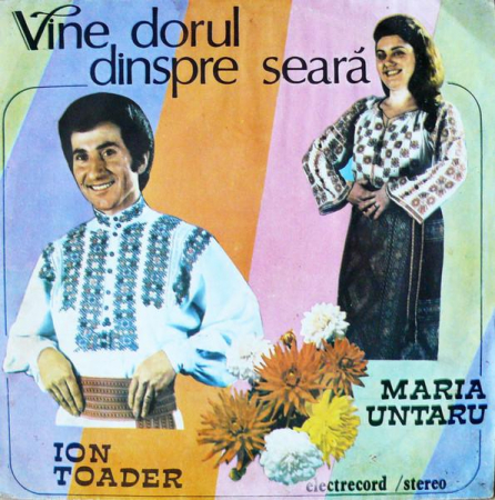 Muzică Populară/Lăutarească - Maria Untaru - Vine Dorul Dinspre Seară, (Disc Vinil)