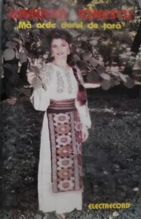 Casete audio - Mariana Ionescu - Mă Arde Dorul De Țară, (Casetă Audio)