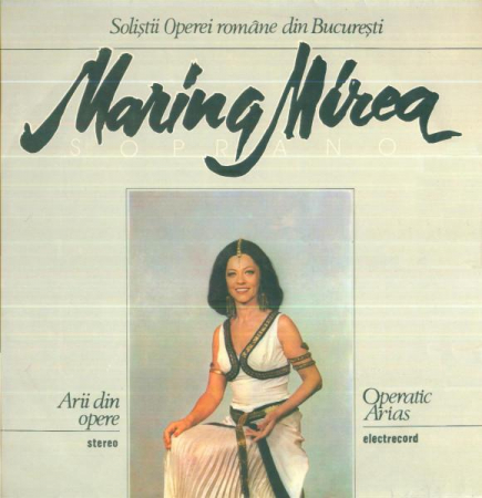 Muzică Clasică - Marina Mirea - Arii Din Opere = Operatic Arias, (Disc Vinil)