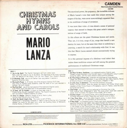Mario Lanza - Christmas Hymns & Carols [1]