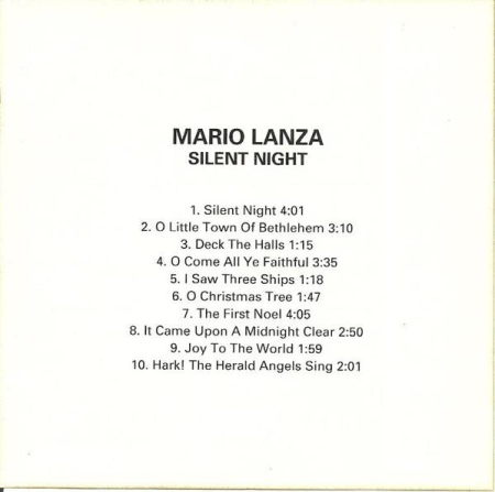 Mario Lanza - Silent Night (CD) [1]